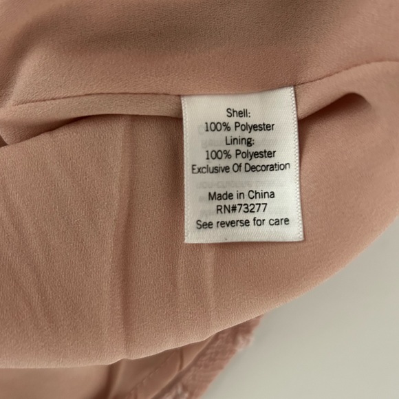 SO Swiss Dot Chiffon Lace Camisole top in Blush and Black - medium - Picture 8 of 10